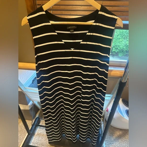 J.Jill Wherever Collection dress. Black and white size large - Picture 1 of 4